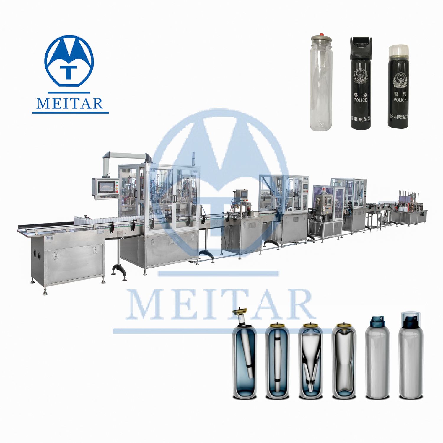 Bag On Valve Aerosol Filling Machine