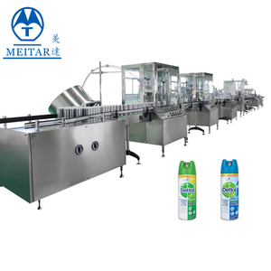 High purity QGQ 750 75% alcohol Aerosol spray Filling Machine production line
