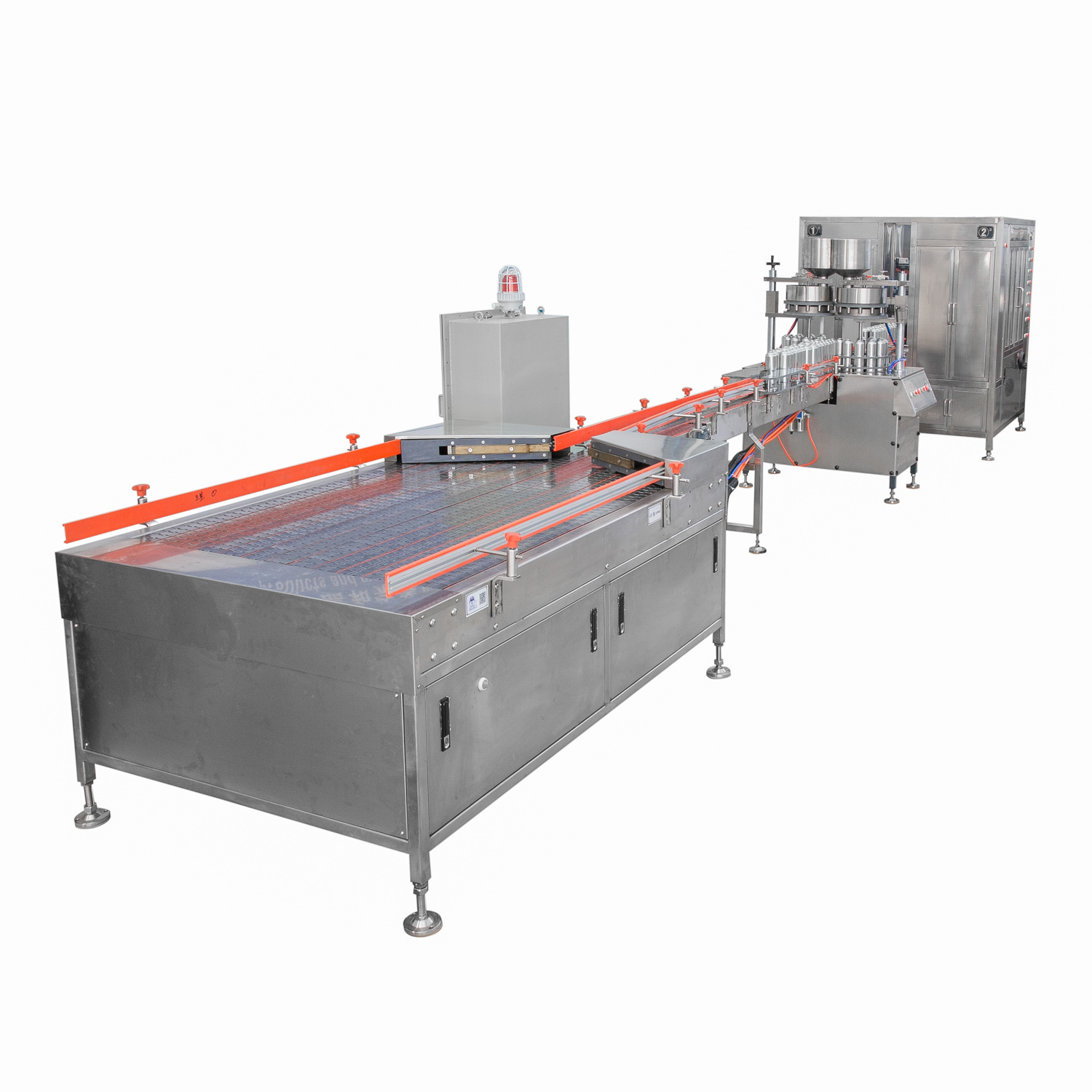 High Speed 120 cans min Double Index Aerosol Filling Machine