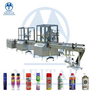 Factory direct sale Automatic braker cleaner spray Aerosol filling machine