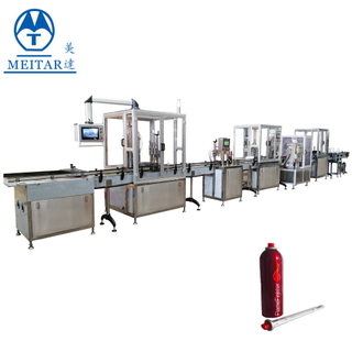 China factory Full Automatic Household fire extinguishing agent spray filling machine