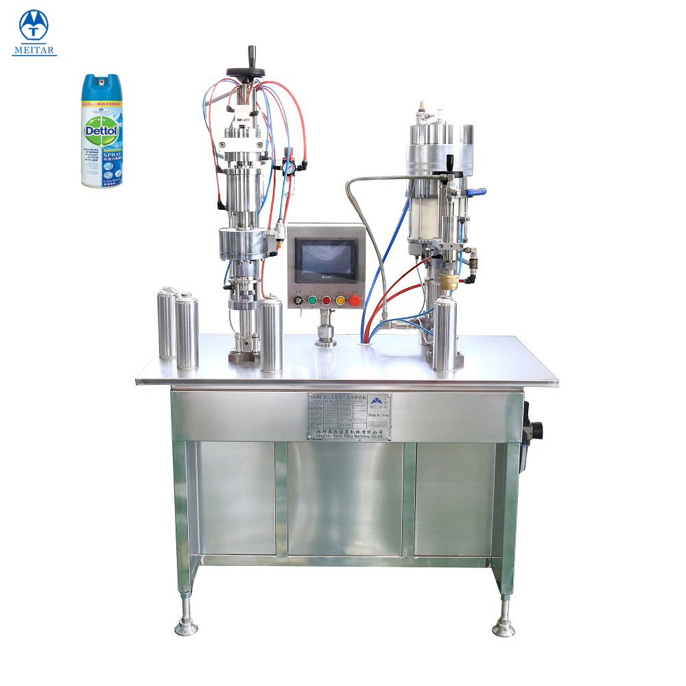 Chinese Semi-automatic bag on valve (BOV) 75% alcohol BOV disinfectant ...