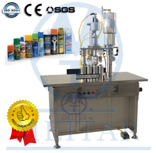 QGBS -500 3 in 1 Semi - automatic Aerosol Filling machine 